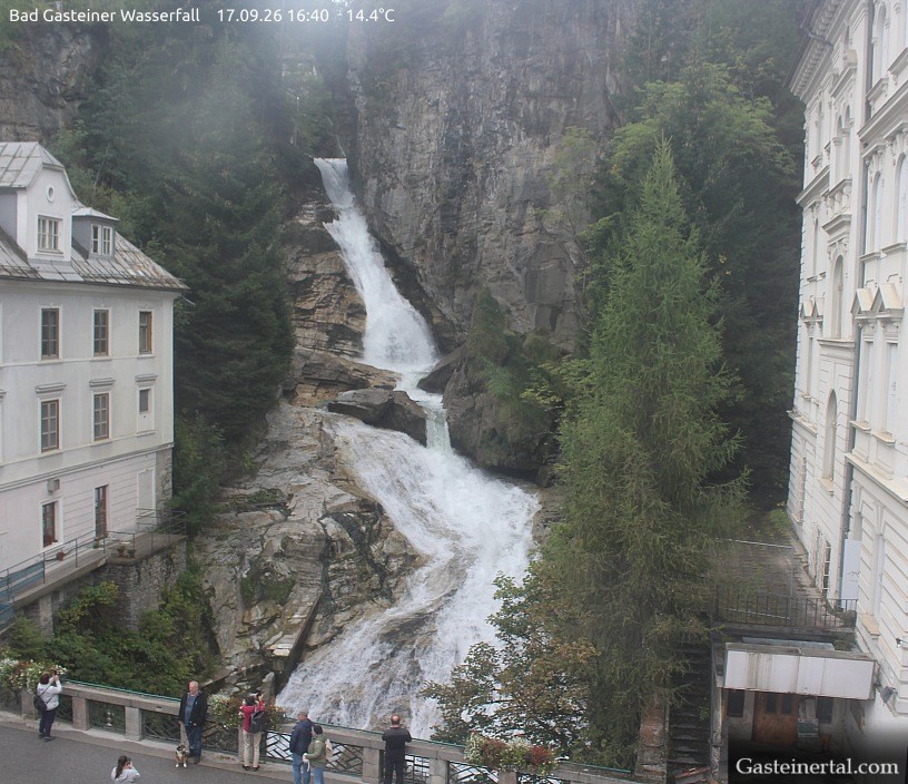 Archiv Foto Webcam Wasserfall in Bad Gastein