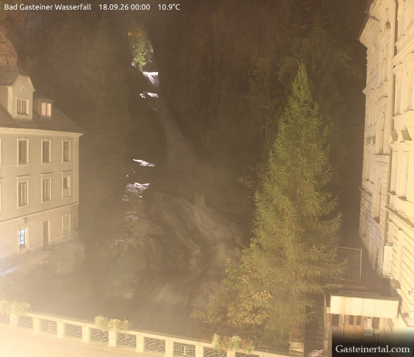 Archiv Foto Webcam Wasserfall in Bad Gastein