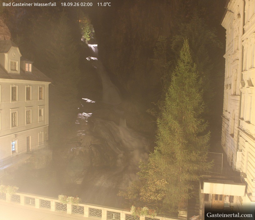 Archiv Foto Webcam Wasserfall in Bad Gastein