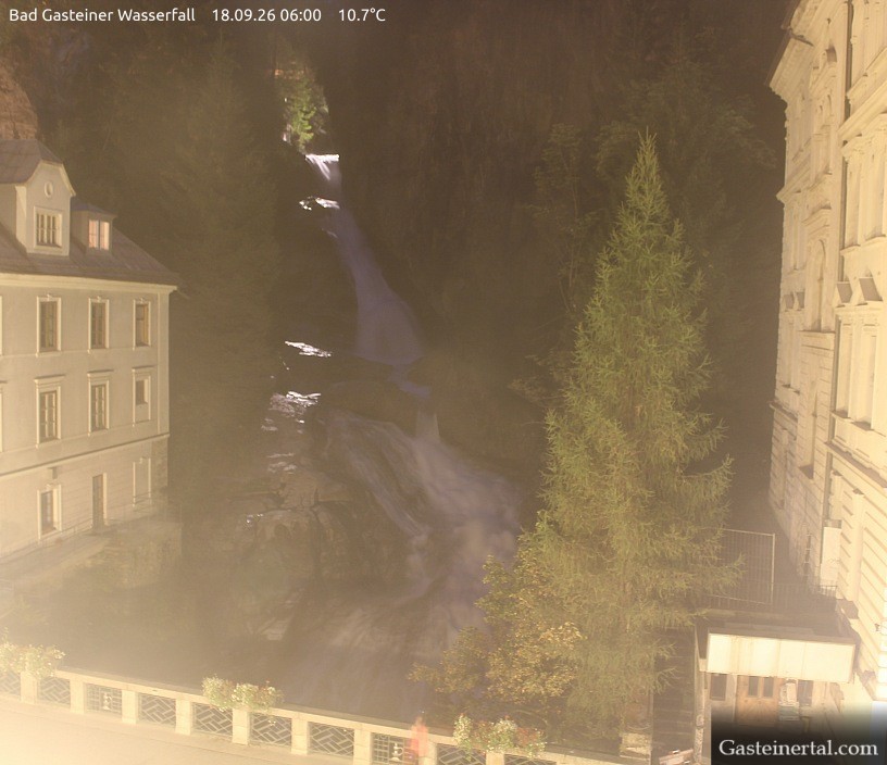 Archiv Foto Webcam Wasserfall in Bad Gastein
