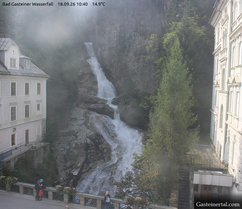 Archiv Foto Webcam Wasserfall in Bad Gastein