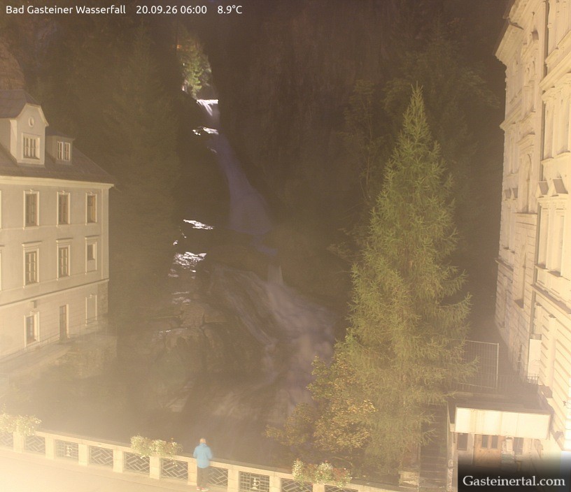 Archiv Foto Webcam Wasserfall in Bad Gastein