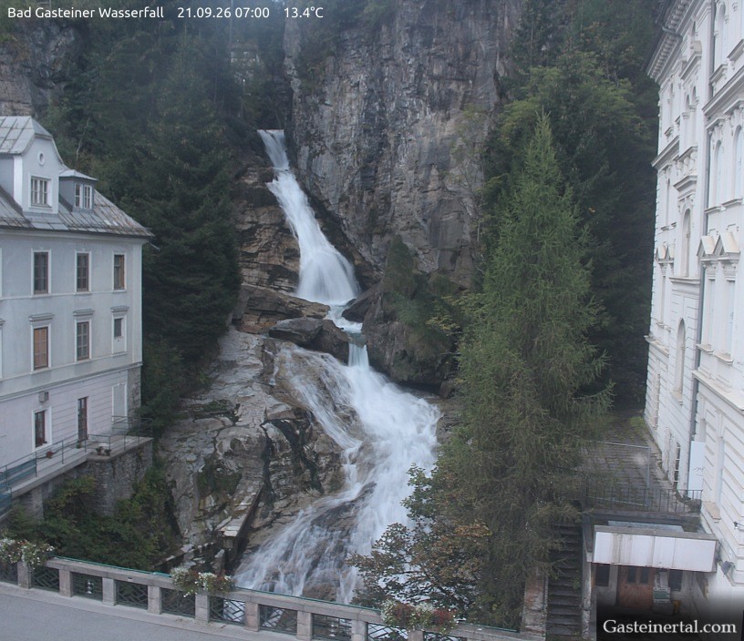 Archiv Foto Webcam Wasserfall in Bad Gastein