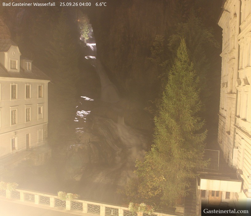 Archived image Webcam Waterfall in Bad Gastein