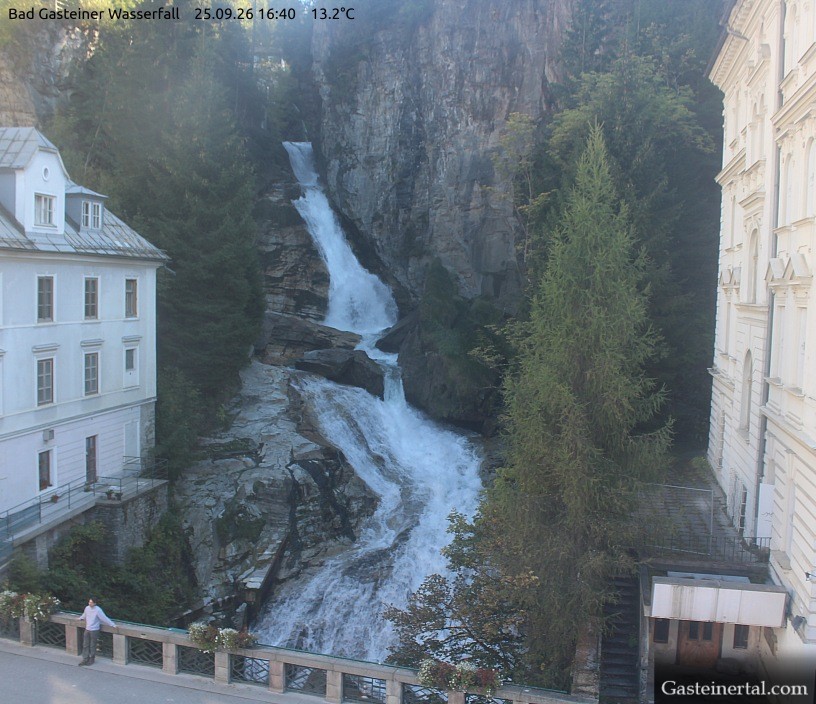 Archived image Webcam Waterfall in Bad Gastein