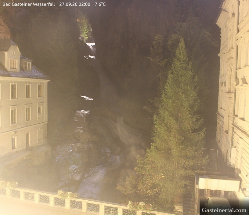 Archiv Foto Webcam Wasserfall in Bad Gastein