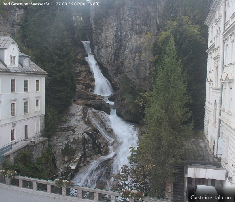 Archiv Foto Webcam Wasserfall in Bad Gastein