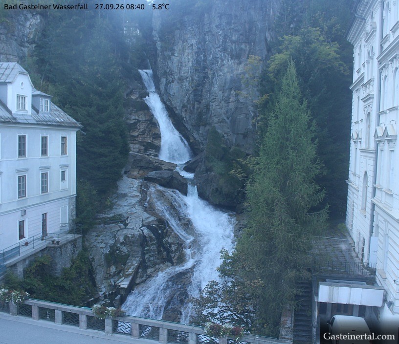 Archiv Foto Webcam Wasserfall in Bad Gastein