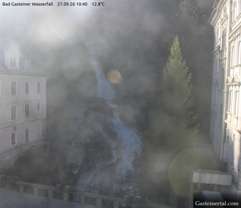 Archiv Foto Webcam Wasserfall in Bad Gastein