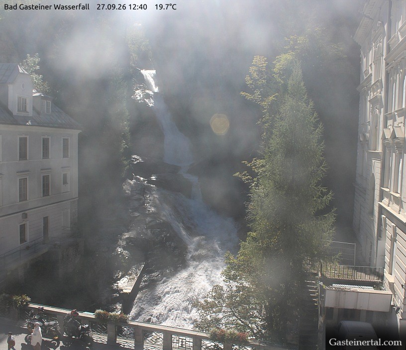 Archiv Foto Webcam Wasserfall in Bad Gastein