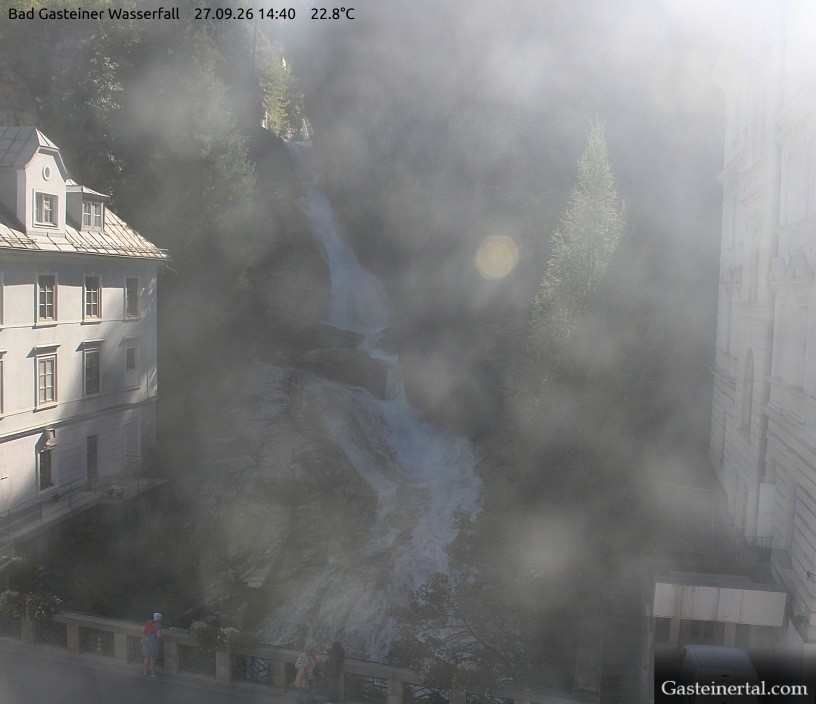 Archiv Foto Webcam Wasserfall in Bad Gastein
