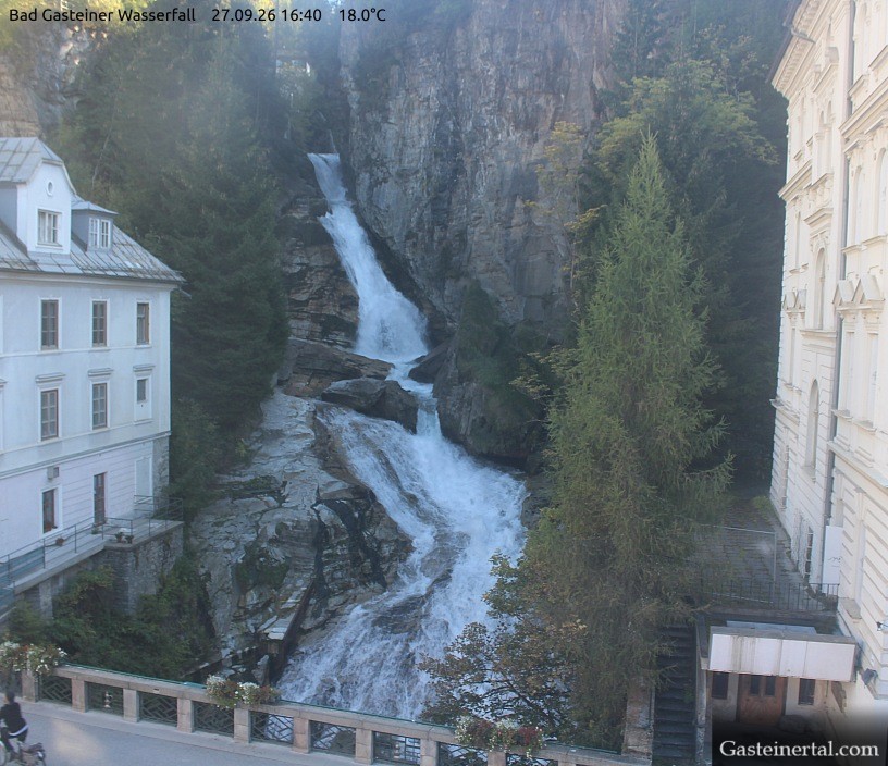 Archiv Foto Webcam Wasserfall in Bad Gastein