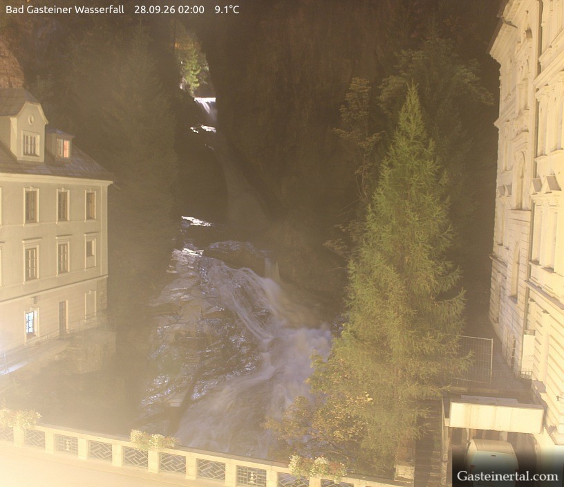 Archiv Foto Webcam Wasserfall in Bad Gastein
