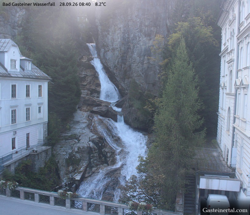 Archiv Foto Webcam Wasserfall in Bad Gastein