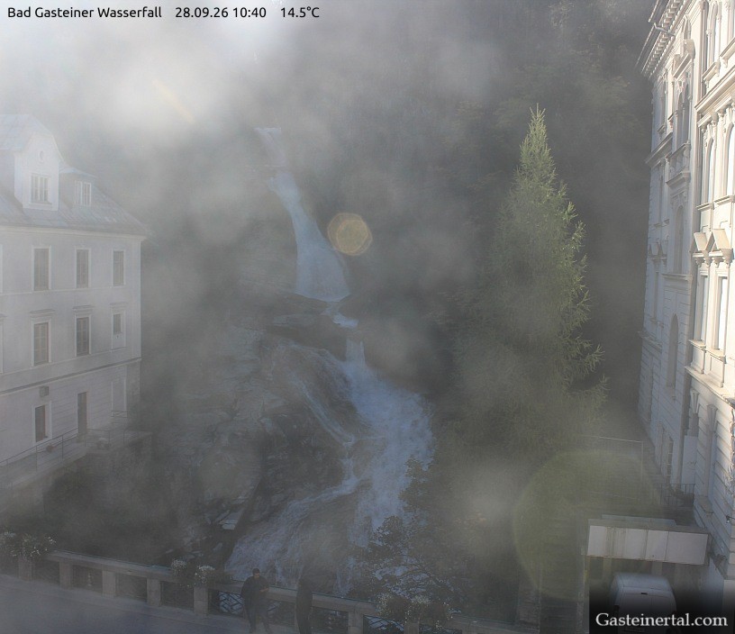 Archiv Foto Webcam Wasserfall in Bad Gastein