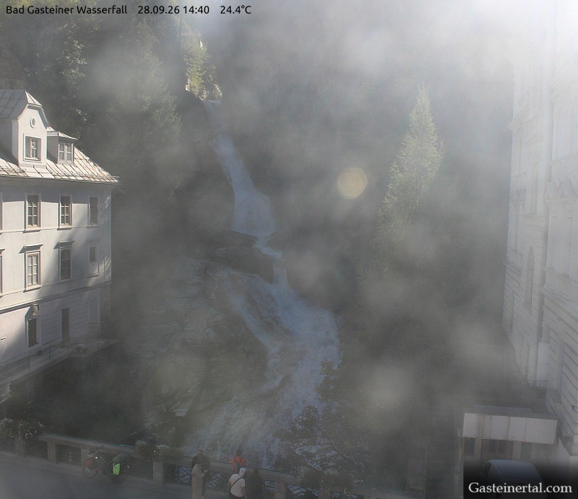 Archiv Foto Webcam Wasserfall in Bad Gastein