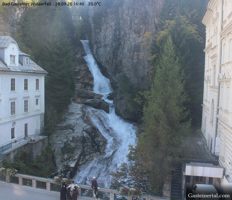 Archiv Foto Webcam Wasserfall in Bad Gastein