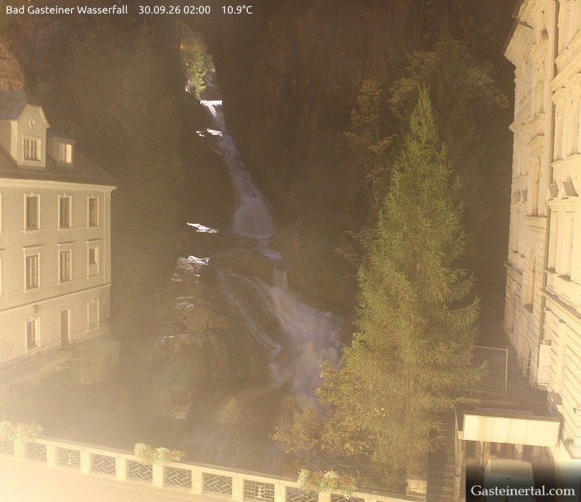 Archiv Foto Webcam Wasserfall in Bad Gastein