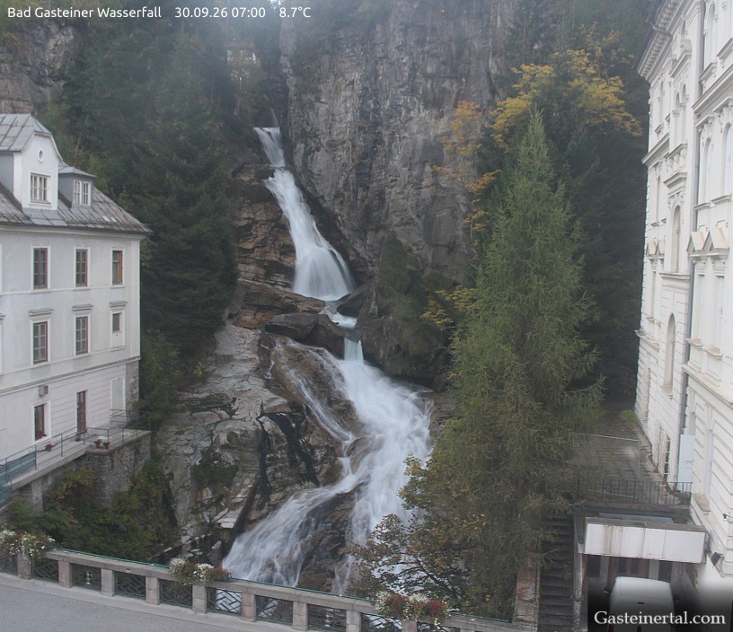 Archiv Foto Webcam Wasserfall in Bad Gastein