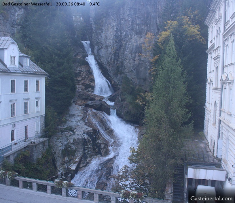 Archiv Foto Webcam Wasserfall in Bad Gastein