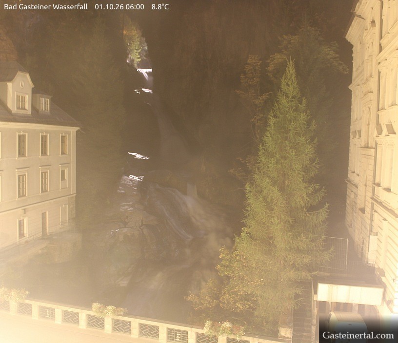 Archiv Foto Webcam Wasserfall in Bad Gastein