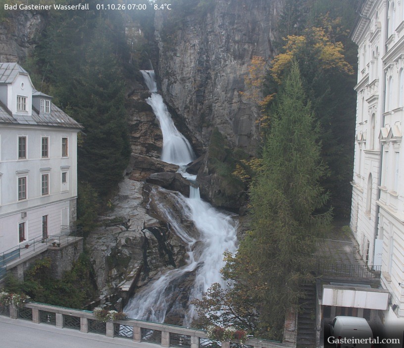 Archiv Foto Webcam Wasserfall in Bad Gastein