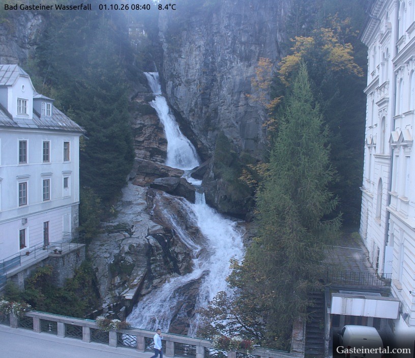 Archiv Foto Webcam Wasserfall in Bad Gastein