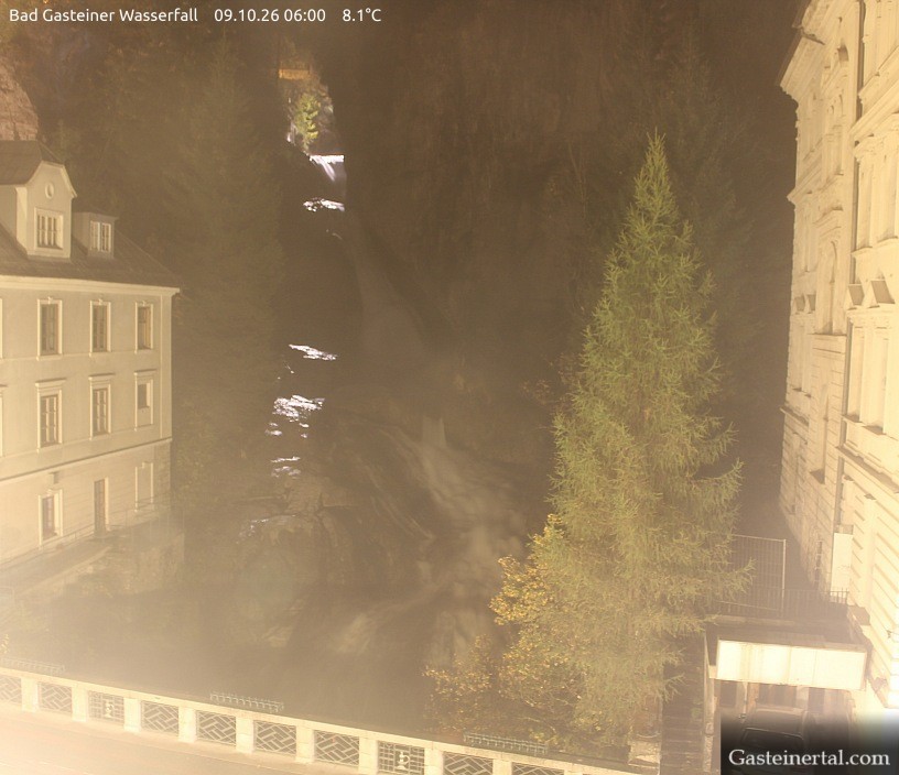Archiv Foto Webcam Wasserfall in Bad Gastein