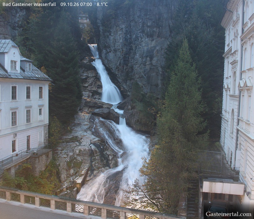 Archiv Foto Webcam Wasserfall in Bad Gastein