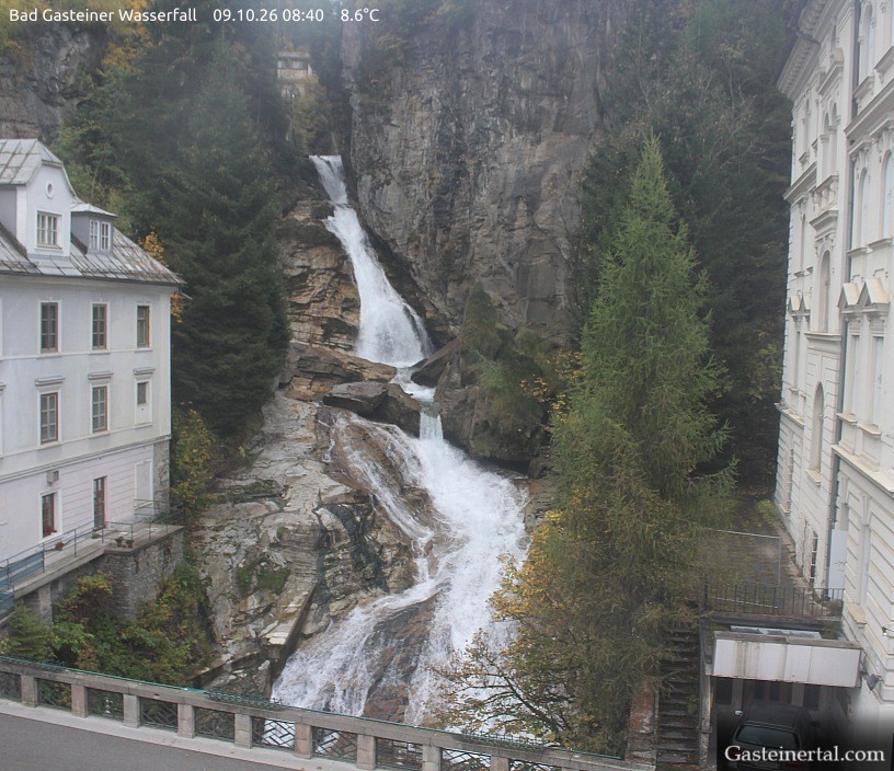 Archiv Foto Webcam Wasserfall in Bad Gastein