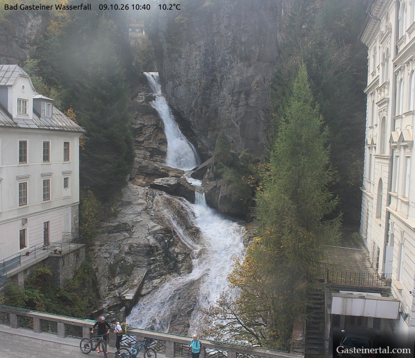 Archiv Foto Webcam Wasserfall in Bad Gastein