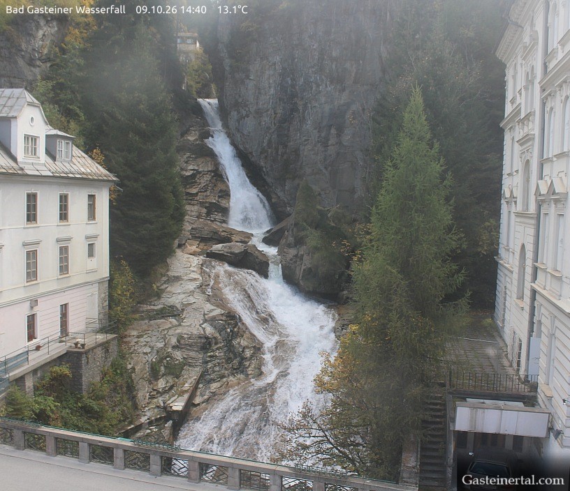 Archiv Foto Webcam Wasserfall in Bad Gastein