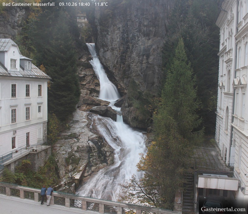 Archiv Foto Webcam Wasserfall in Bad Gastein