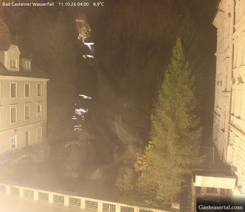 Archived image Webcam Waterfall in Bad Gastein