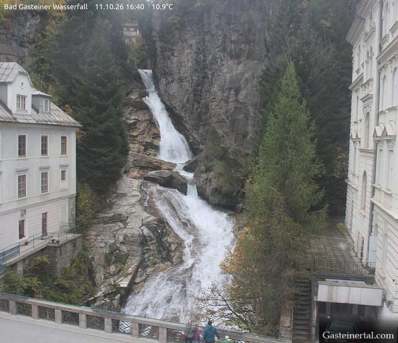Archived image Webcam Waterfall in Bad Gastein
