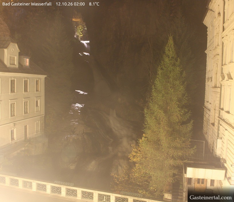 Archiv Foto Webcam Wasserfall in Bad Gastein