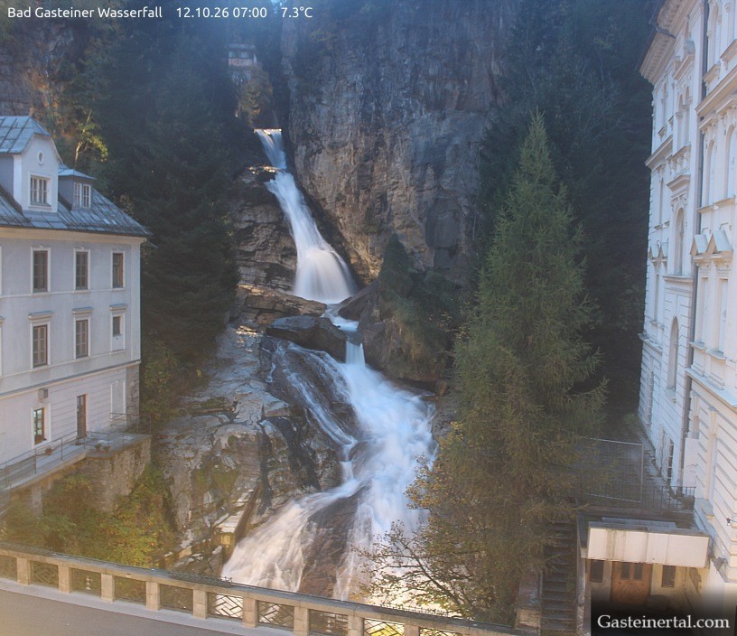 Archiv Foto Webcam Wasserfall in Bad Gastein