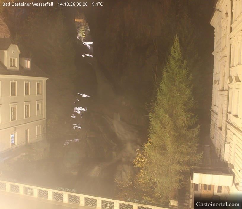 Archiv Foto Webcam Wasserfall in Bad Gastein