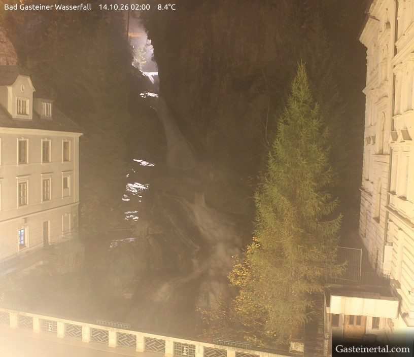 Archiv Foto Webcam Wasserfall in Bad Gastein