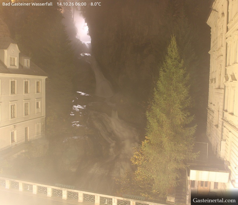 Archiv Foto Webcam Wasserfall in Bad Gastein