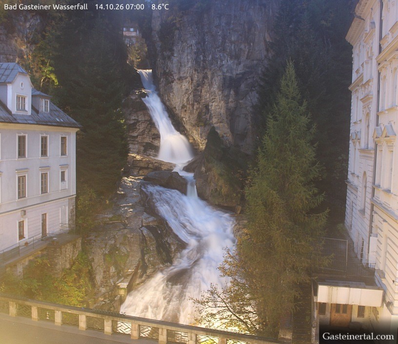 Archiv Foto Webcam Wasserfall in Bad Gastein