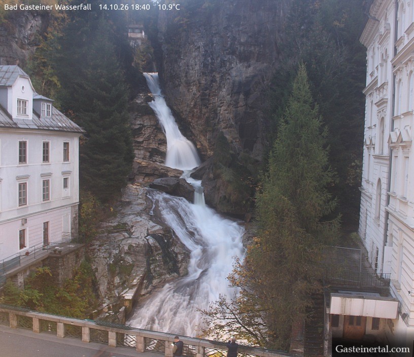 Archiv Foto Webcam Wasserfall in Bad Gastein