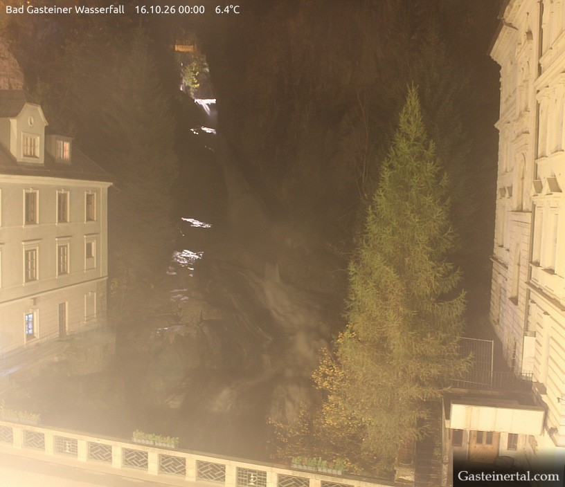 Archived image Webcam Waterfall in Bad Gastein