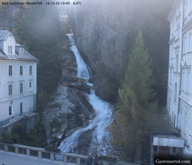 Archived image Webcam Waterfall in Bad Gastein