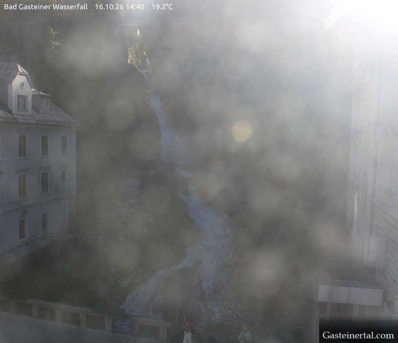 Archived image Webcam Waterfall in Bad Gastein
