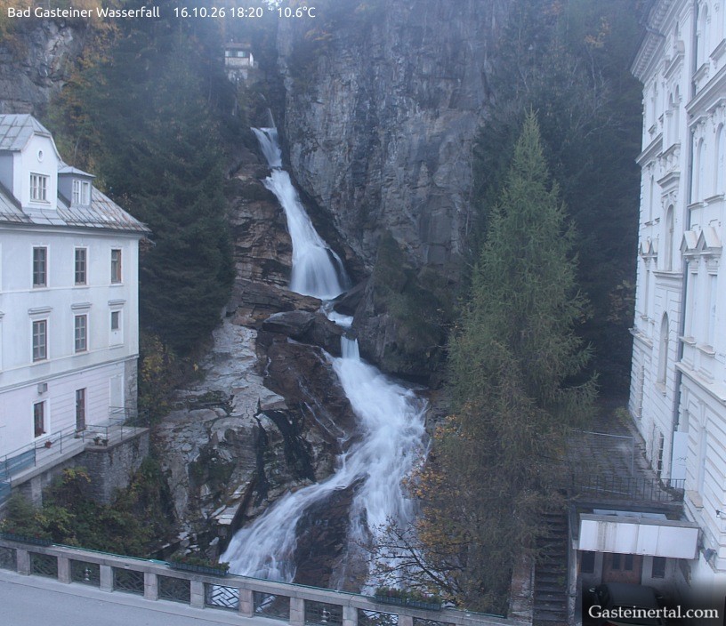 Archived image Webcam Waterfall in Bad Gastein
