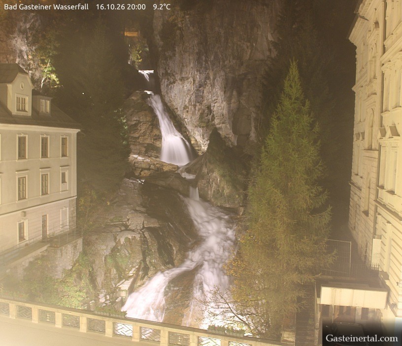 Archived image Webcam Waterfall in Bad Gastein