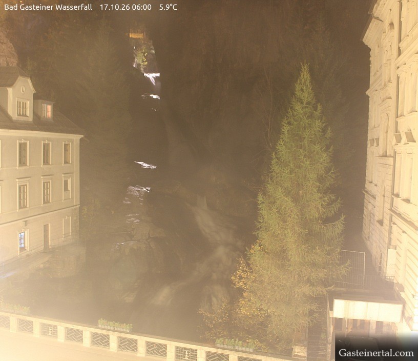 Archiv Foto Webcam Wasserfall in Bad Gastein