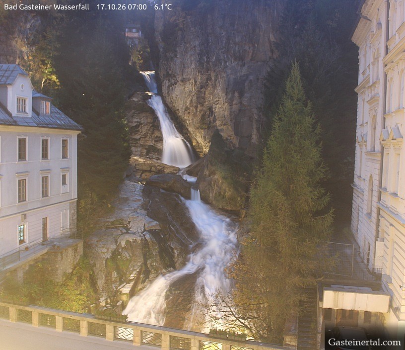 Archiv Foto Webcam Wasserfall in Bad Gastein