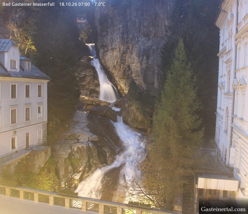 Archiv Foto Webcam Wasserfall in Bad Gastein